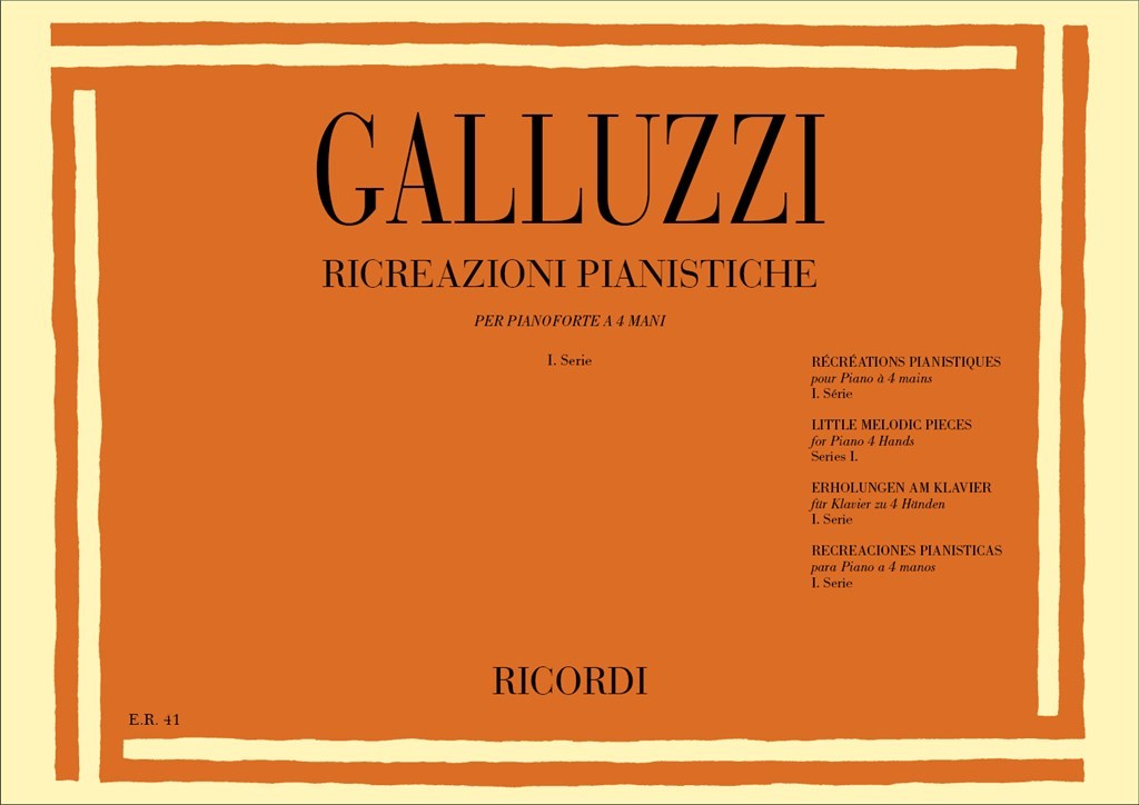 Ricreazioni Pianistiche. I Serie
